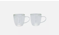 Bialetti 2 шт. Набор стеклянных чашек Capri с двойными стенками 160 мл dbw010