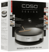 Блинница Caso CM 1300, черный/серебристый