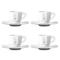 Набор чашек Bialetti Moka Espresso 4шт. белые (rtatz402)