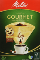 Бумажные фильтры Melitta Gourmet, размер 1×4, упаковка 80 шт (6763165/4006508190751)