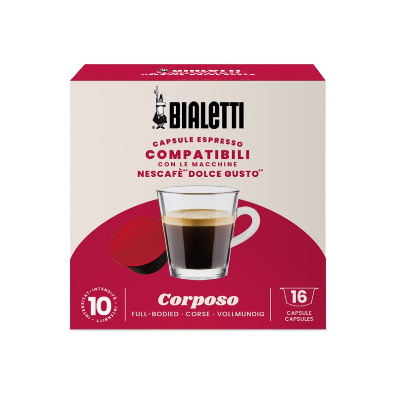 96080441 Кофе Bialetti  Dolce Gusto Corposo - 16 капсул