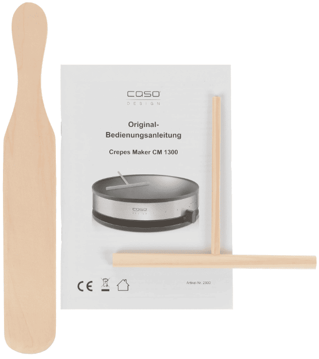 Блинница Caso CM 1300, черный/серебристый